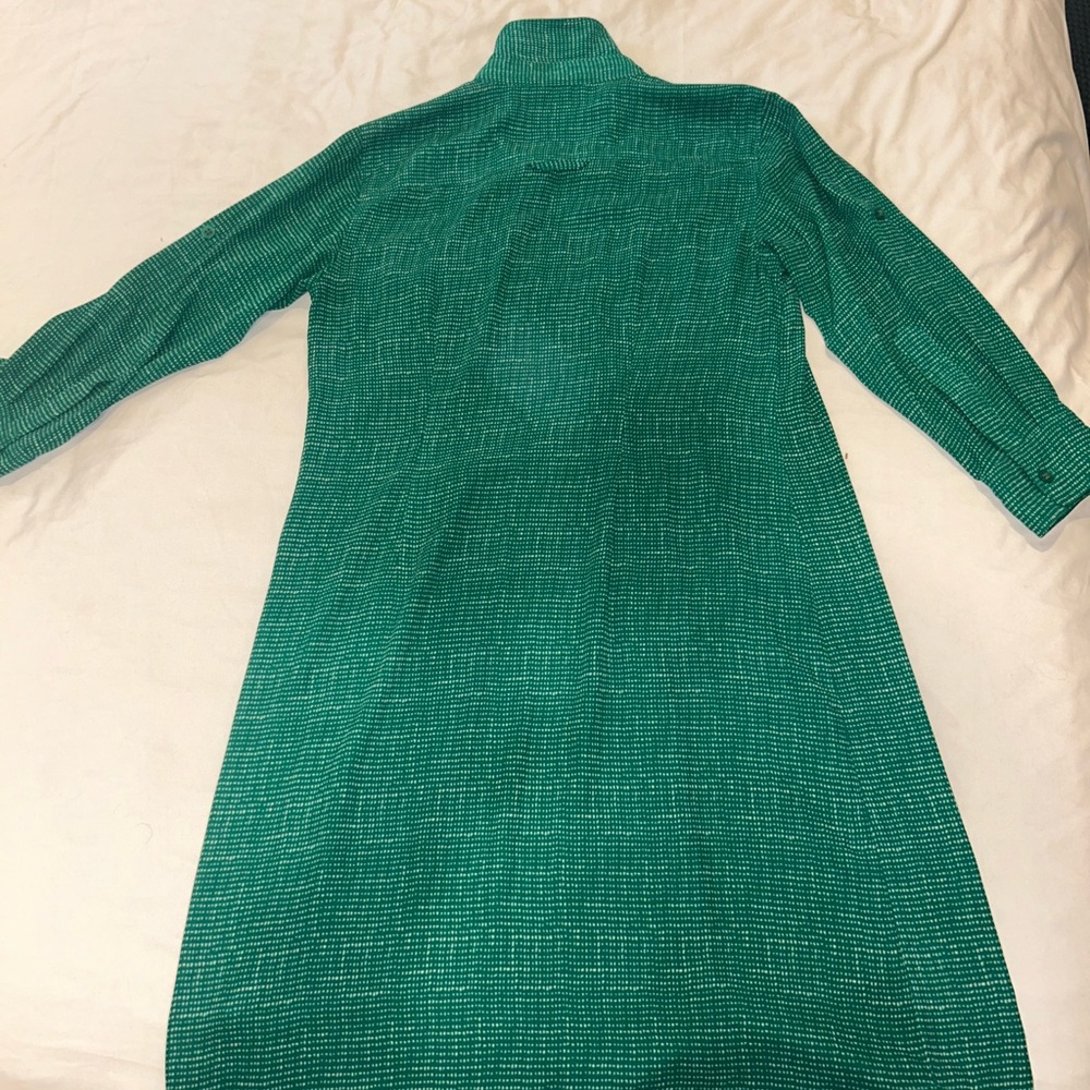 CAbi Teal Long Sleeve Dress